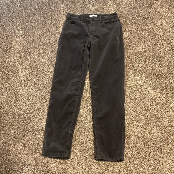 croft & barrow Pants - Croft & Barrow Men's Dark Gray Corduroy Pants